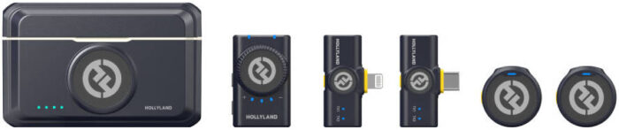 Hollyland LARK M2 DUO 2-Person Wireless Combo Microphone System - Image 4