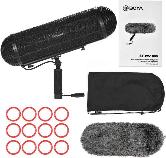 ⁦BOYA BY-WS1000 Shotgun Microphone Blimps⁩ - الصورة ⁦3⁩