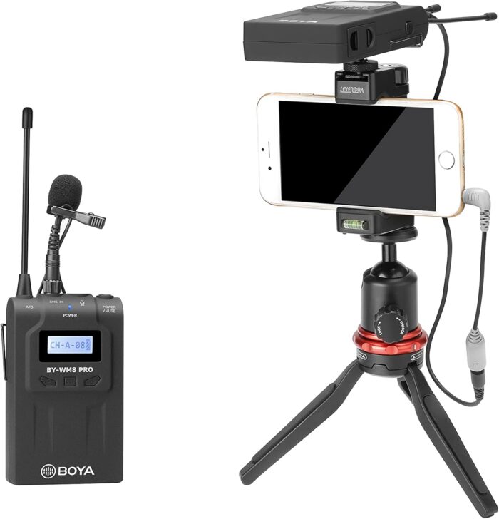 ⁦Boya By-Wm8 Pro-K1 Wireless Microphone, Black⁩ - الصورة ⁦10⁩