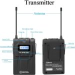 Boya WM8 Pro-K2 Uhf Wireless Lavalier Microphone - الصورة 7