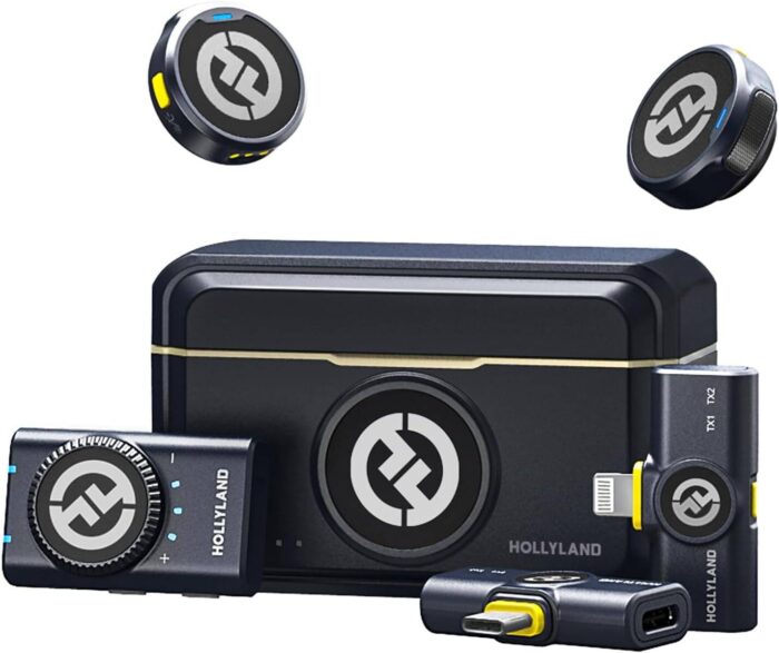Hollyland LARK M2 DUO 2-Person Wireless Combo Microphone System - Image 1