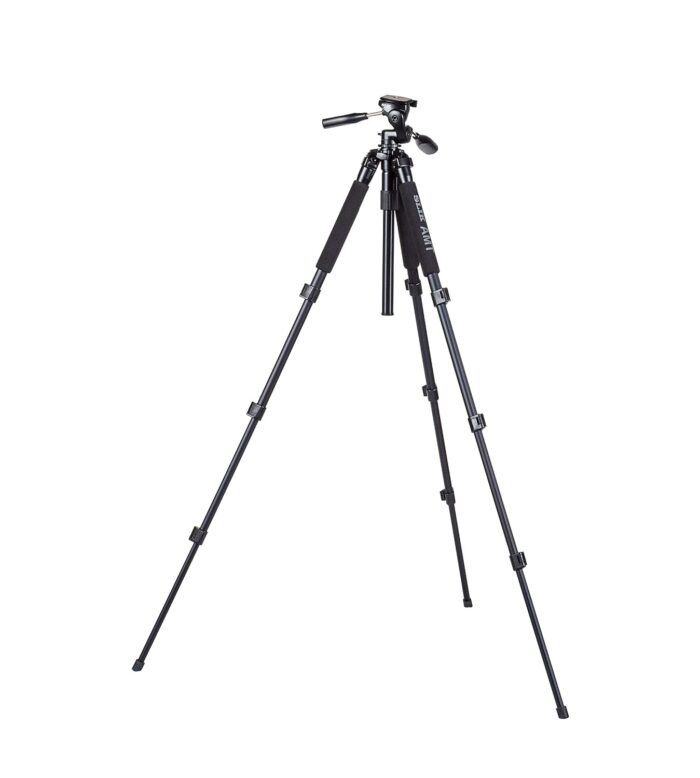SLIK Pro 340 DX Tripod with SH-705E 3-Way, Pan-and-Tilt Head - Black - Image 12