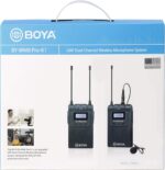 Boya By-Wm8 Pro-K1 Wireless Microphone, Black - Image 6