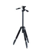 ⁦SLIK Pro 340 DX Tripod with SH-705E 3-Way, Pan-and-Tilt Head - Black⁩ - الصورة ⁦8⁩