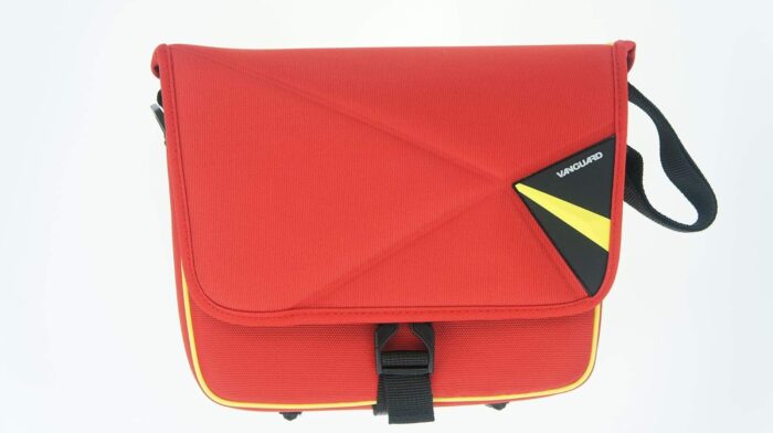 Vanguard Pampas II 22RD Large Photo Video Shoulder Bag for Small DSLR and Compact System Cameras - Red - Image 1