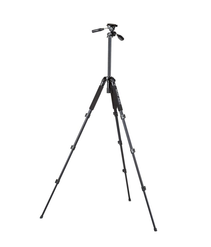 SLIK Pro 340 DX Tripod with SH-705E 3-Way, Pan-and-Tilt Head - Black - Image 11