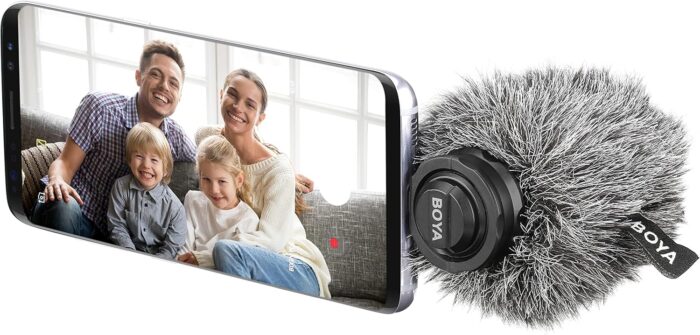 ⁦Boya by-dm100 digital stereo condenser microphone for android devices⁩ - الصورة ⁦4⁩