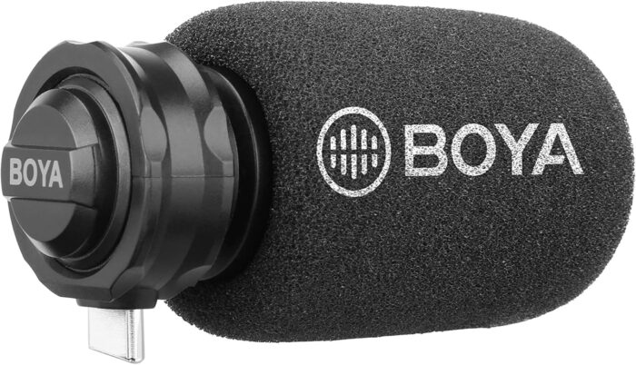 ⁦Boya by-dm100 digital stereo condenser microphone for android devices⁩ - الصورة ⁦2⁩