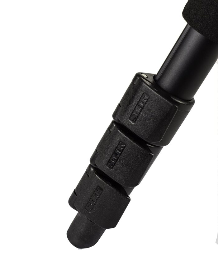 SLIK Pro 340 DX Tripod with SH-705E 3-Way, Pan-and-Tilt Head - Black - Image 5