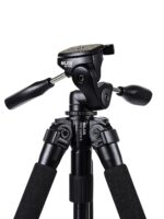 ⁦SLIK Pro 340 DX Tripod with SH-705E 3-Way, Pan-and-Tilt Head - Black⁩ - الصورة ⁦7⁩