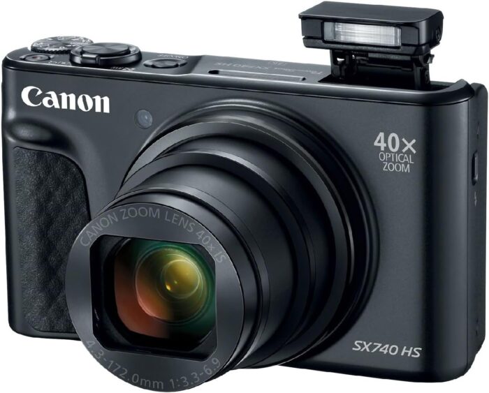 ⁦Canon PowerShot SX740 Digital Camera BLACK⁩ - الصورة ⁦7⁩