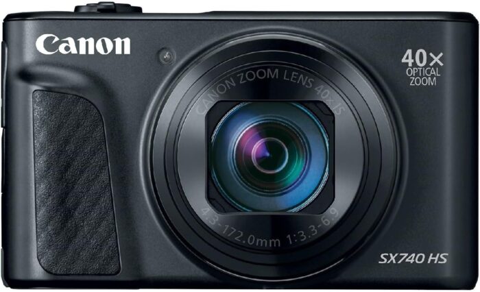 ⁦Canon PowerShot SX740 Digital Camera BLACK⁩ - الصورة ⁦1⁩