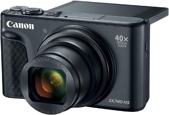 ⁦Canon PowerShot SX740 Digital Camera BLACK⁩ - الصورة ⁦2⁩