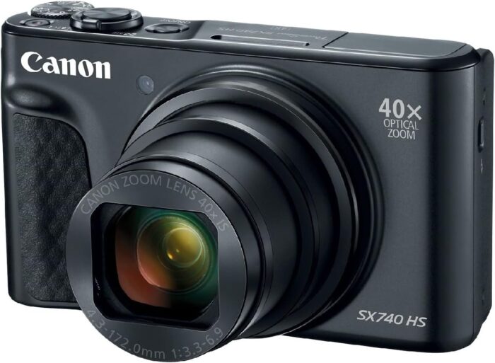 ⁦Canon PowerShot SX740 Digital Camera BLACK⁩ - الصورة ⁦4⁩